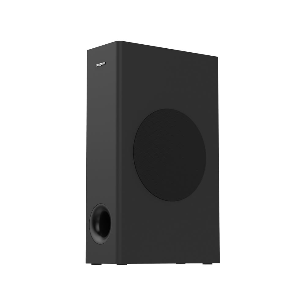 Creative Stage V2 2.1 Soundbar & Subwoofer with Clear Dialog & Surround by Sound Blaster for TV & Desktop Monitor (Black)