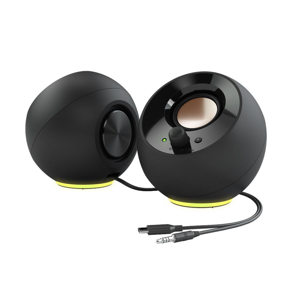 Creative Pebble SE Minimalist 2.0 USB-C Powered Desktop Speakers with RGB Lighting