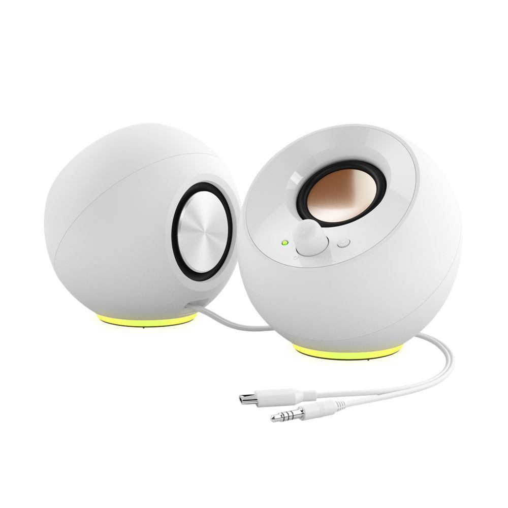 Creative Pebble SE Minimalist 2.0 USB-C Powered Desktop Speakers with RGB Lighting