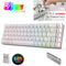 Royal Kludge RK68PRO Tri-Mode RGB 68 Keys Hot Swappable Mechanical Keyboard White 