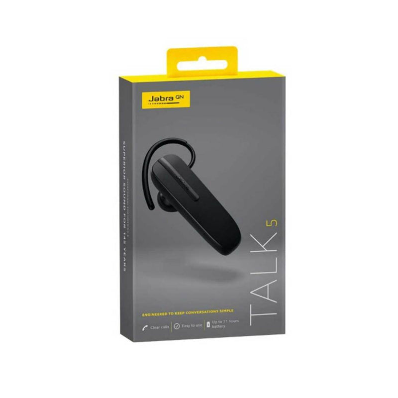 Jabra Talk 5 Mono Bluetooth Ear Hook Headset (Black)