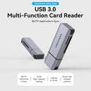 Vention 2-in-1 USB 3.0-A SD & TF Card Reader (CLIH0)