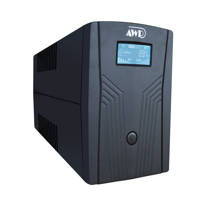 AWP Aide Pro LCD 2000VA 1200W Line-Interactive UPS with Stabilizer