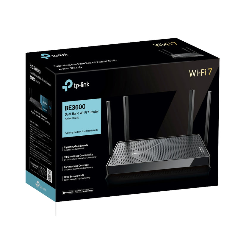 TP-Link BE3600 Dual-Band Wi-Fi 7 Router (Archer BE230) | DataBlitz