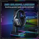 Onikuma GT808 RGB Tri-Mode Gaming Headset with Microphone (Black)