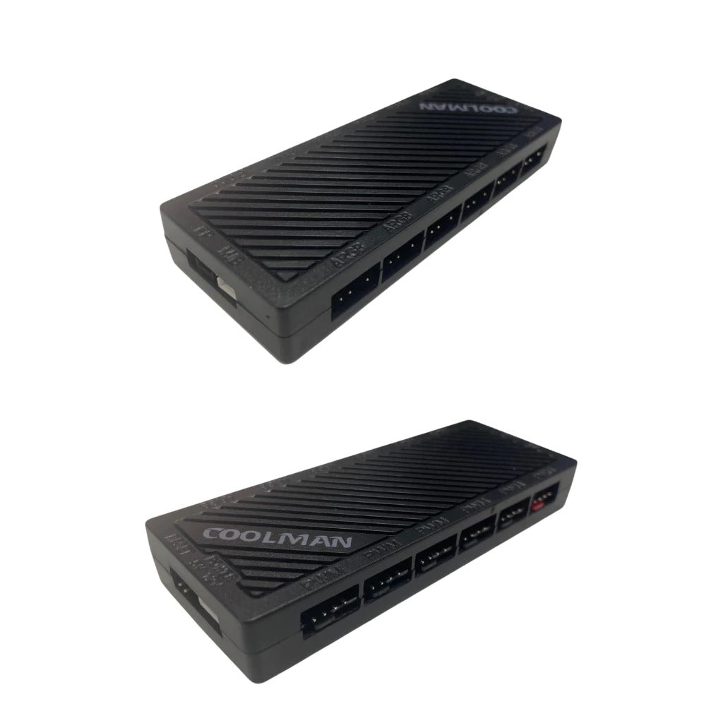 Coolman FH6-PWM Controller Pulse Hub 5V 6CH (Black)