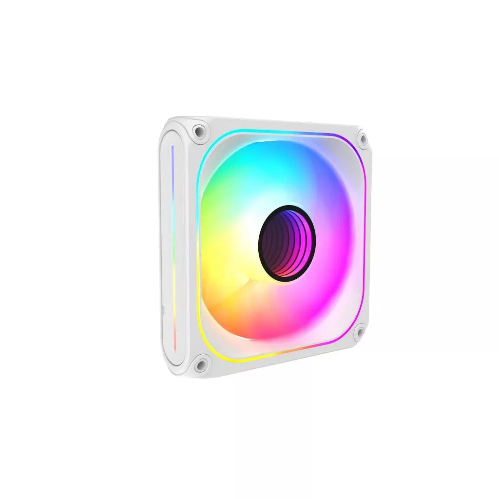 Coolman Drift Core CM-07RF 120mm Reverse ARGB Cooling Fan (Black, White)