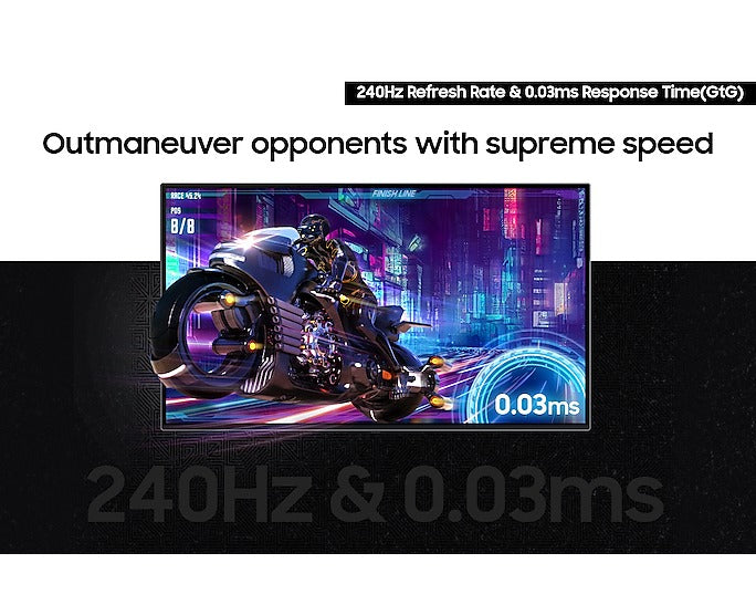 Samsung Odyssey G8 LS32DG802SEXXP 32" 4K (3840x2160) 240Hz 0.03ms (GtG) OLED Gaming Monitor