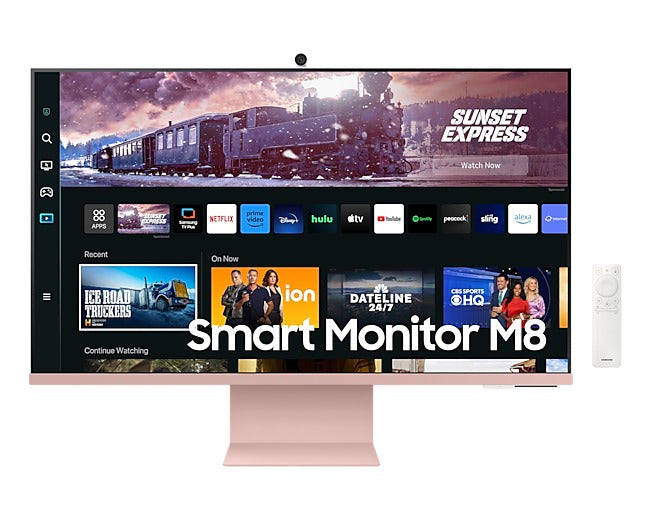 Samsung M8 M80C LS32CM80PUEXXP 32" 4K 60Hz VA Smart Monitor (Sunset Pink)