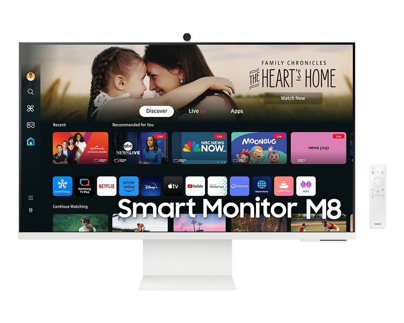 Samsung LS32DM801UEXXP 32" 4K (3840x2160) 60Hz 4ms GTG HDR10 VA Smart Monitor w/ 4K AI Upscaling