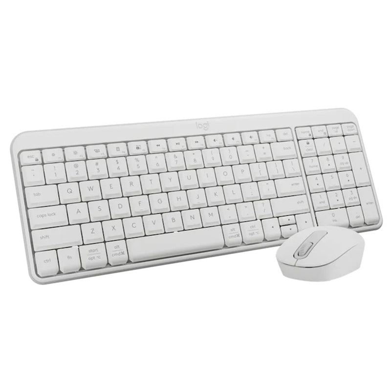 Logitech MK250 Compact Wireless Mouse and Keyboard (Off-White) (920-013560)