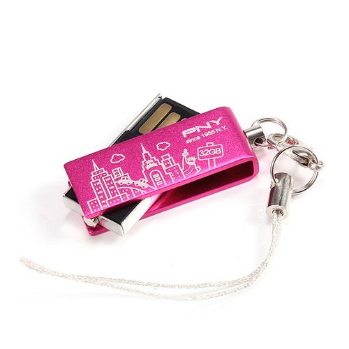 PNY LOVELY ATTACHE USB 2.0 32GB PINK