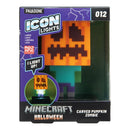 Paladone Minecraft Halloween Carved Pumpkin Zombie Icon Lights