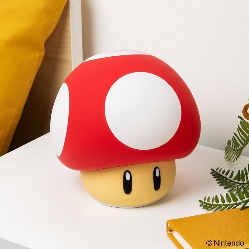 Paladone Super Mushroom SquishyGlo Silicone Light (PP15818NN)