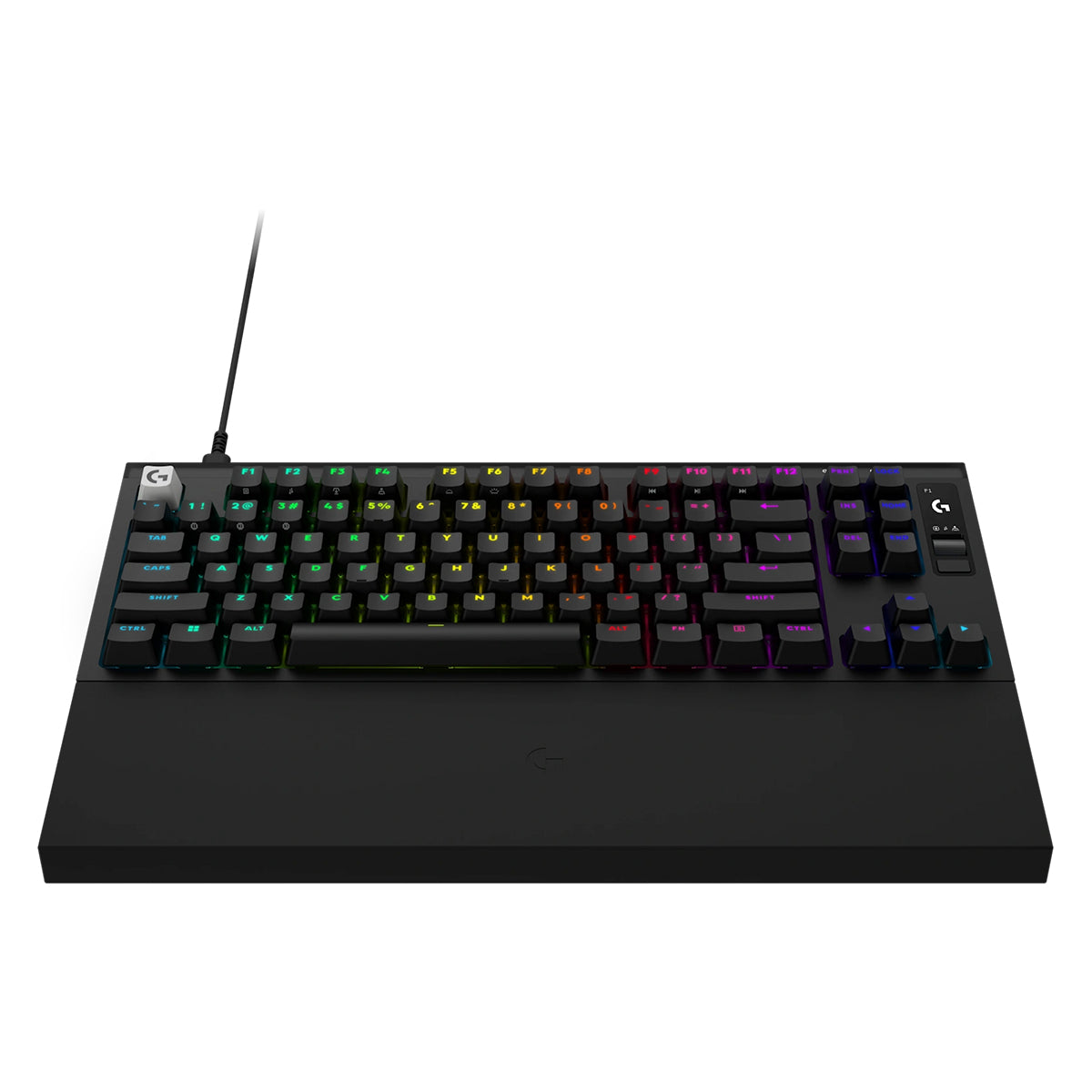 Logitech Pro X2 Rapid 8K Wired TKL Analog Gaming Keyboard With OLED (Black) (920-014089)