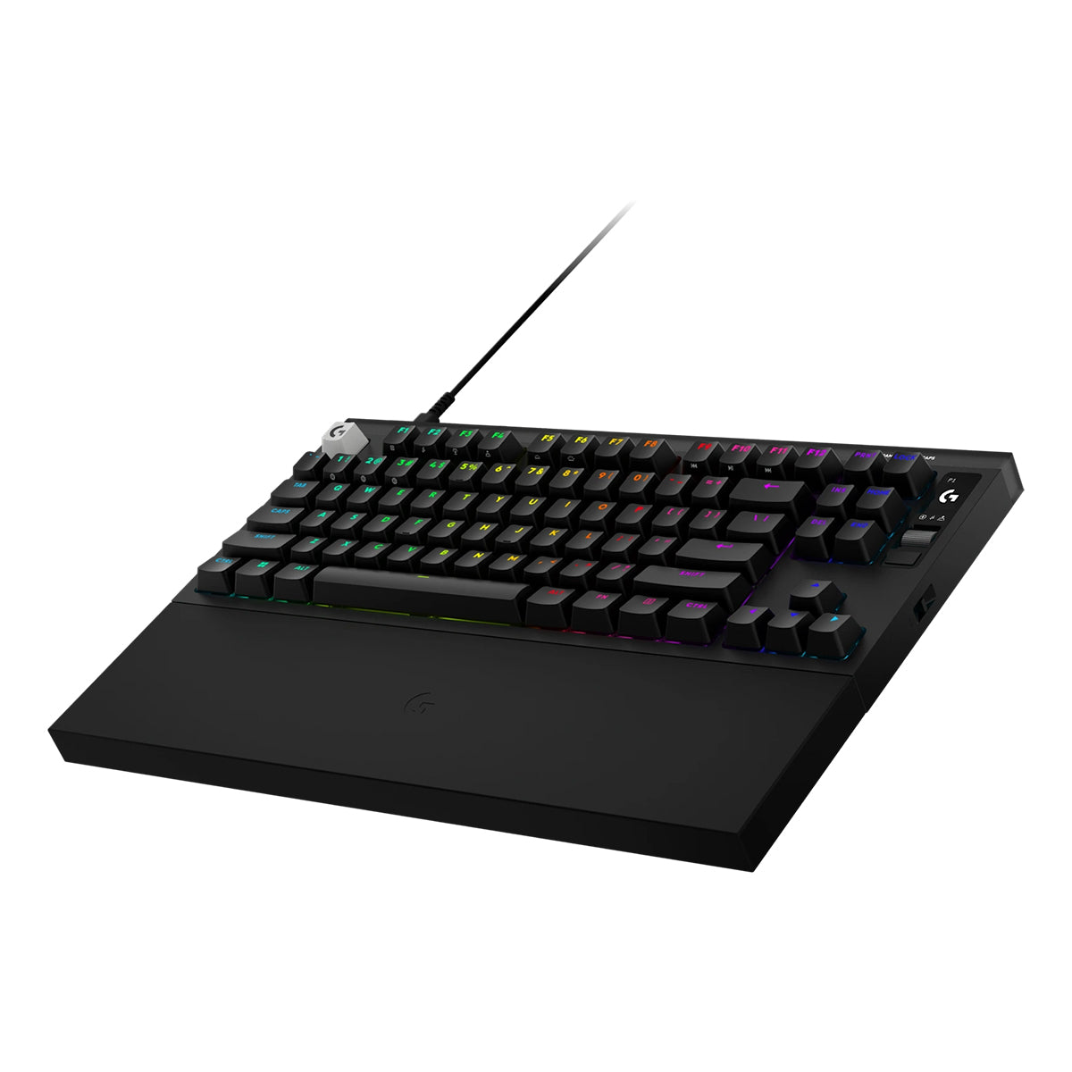 Logitech Pro X2 Rapid 8K Wired TKL Analog Gaming Keyboard With OLED (Black) (920-014089)