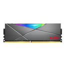 Adata XPG Spectrix D50 8GB (1x8GB) DDR4 RGB 3600MHz PC4-28800 CL18-22-22 1.35V Desktop Memory (Tungsten Grey, White)