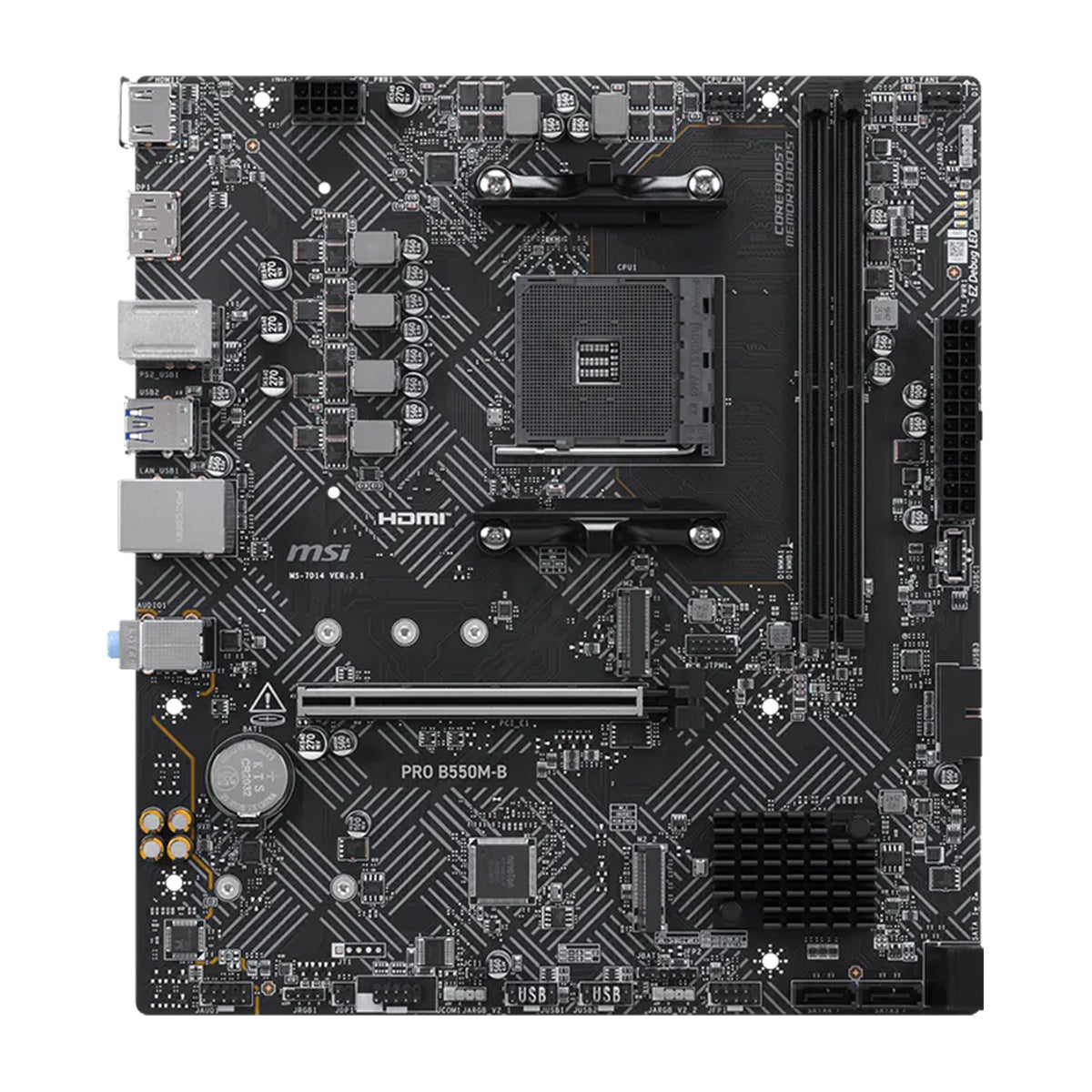 MSI PRO B550M-B AMD DDR4 Motherboard