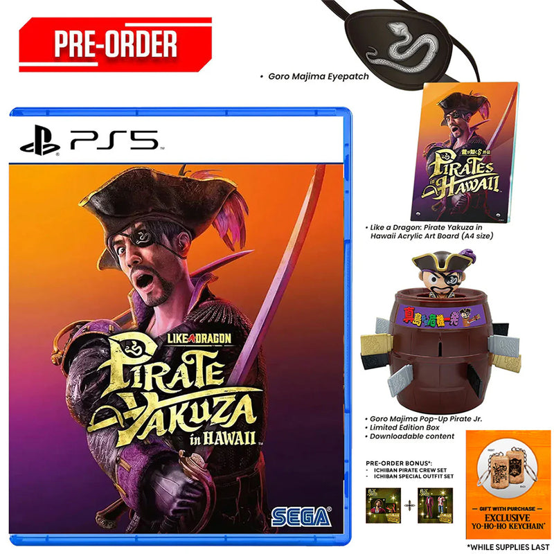 PS5 Like a Dragon Pirate Yakuza in Hawaii Complete Edition Pre-Order Downpayment