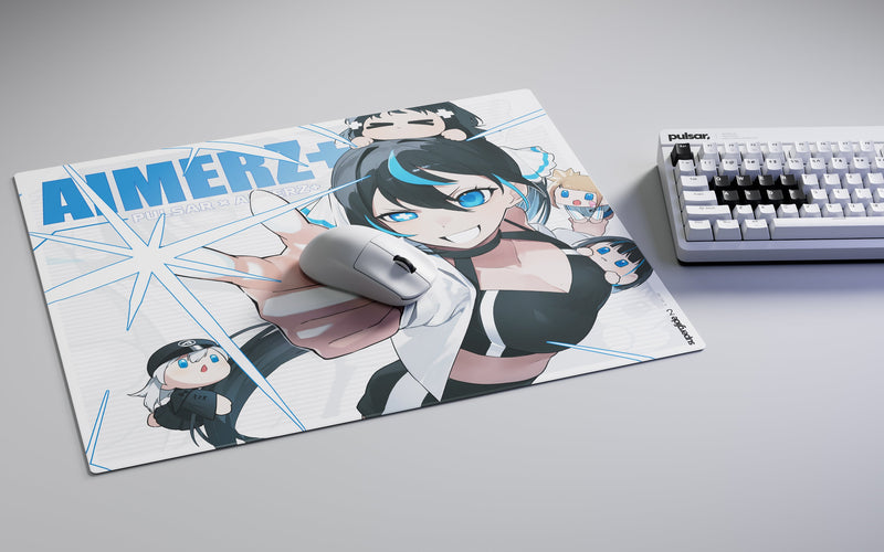 Pulsar Superglide V2 XL Glass Mousepad Aimerz Yui Edition 