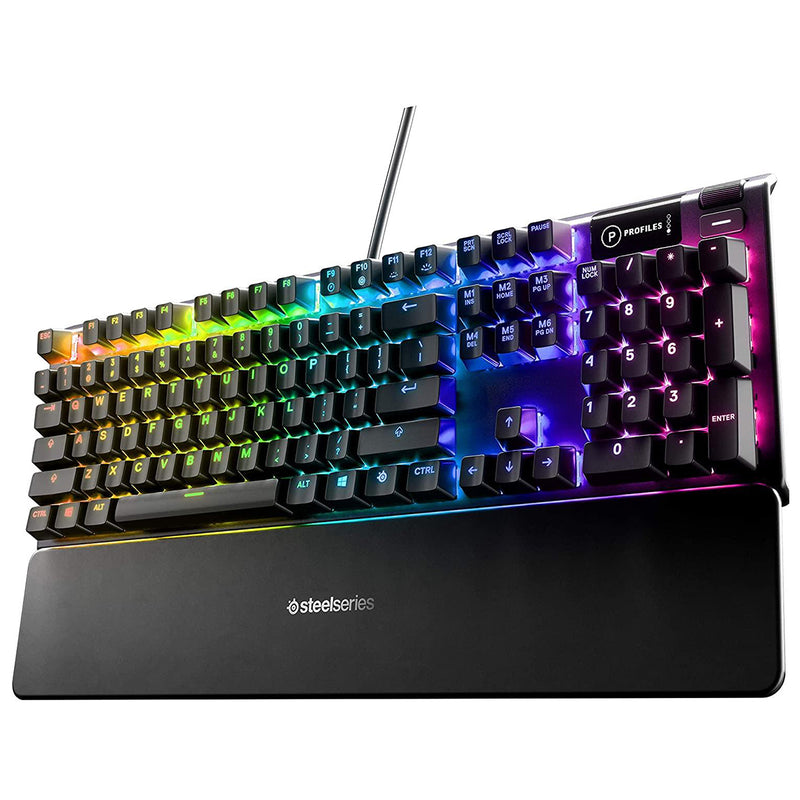 STEELSERIES APEX 5 HYBRID MECHANICAL GAMING KEYBOARD (PC/MAC/XBOXONE/PS4) (US64532) - DataBlitz