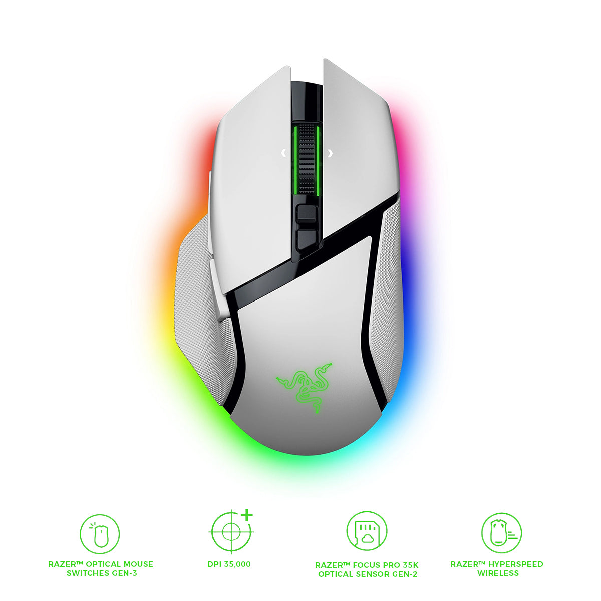 Razer Basilisk V3 Pro 35K Fully Customizable Wireless Ergonomic Gaming Mouse | DataBlitz