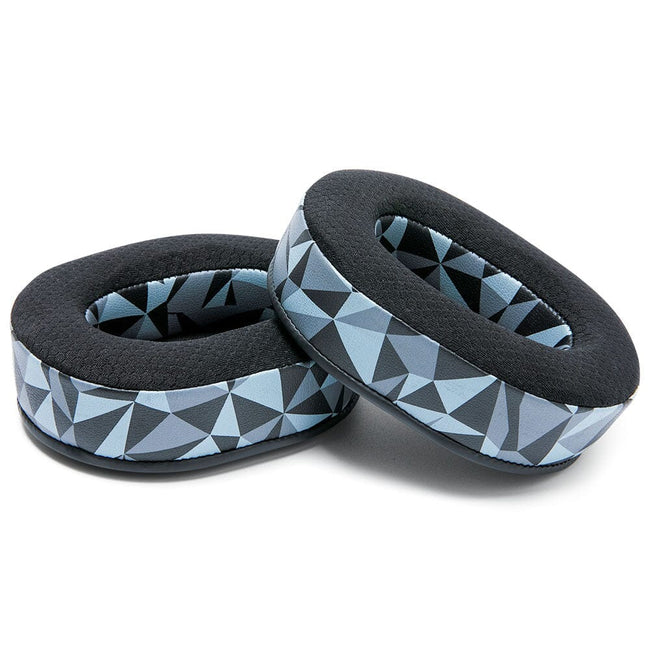 Wicked Cushions WC FreeZe Hybrid - Replacement Ear Pads Razer Blackshark V2 Pro (Black, Geo Grey, Red Camo, 90s Black) (BKSHARKFR-B, BKSHARKFR-GG, BKSHARKFR-RC, BKSHARKFR-90B)