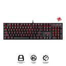 Redragon Mitra Mechanical Gaming Keyboard (Dust-Proof Blue, Dust-Proof Red) (K551-1)