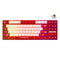 Ajazz AK870MC RGB Wired 87-Keys TKL Gasket-mounted Hot Swappable Mechanical Keyboard (Red/White)