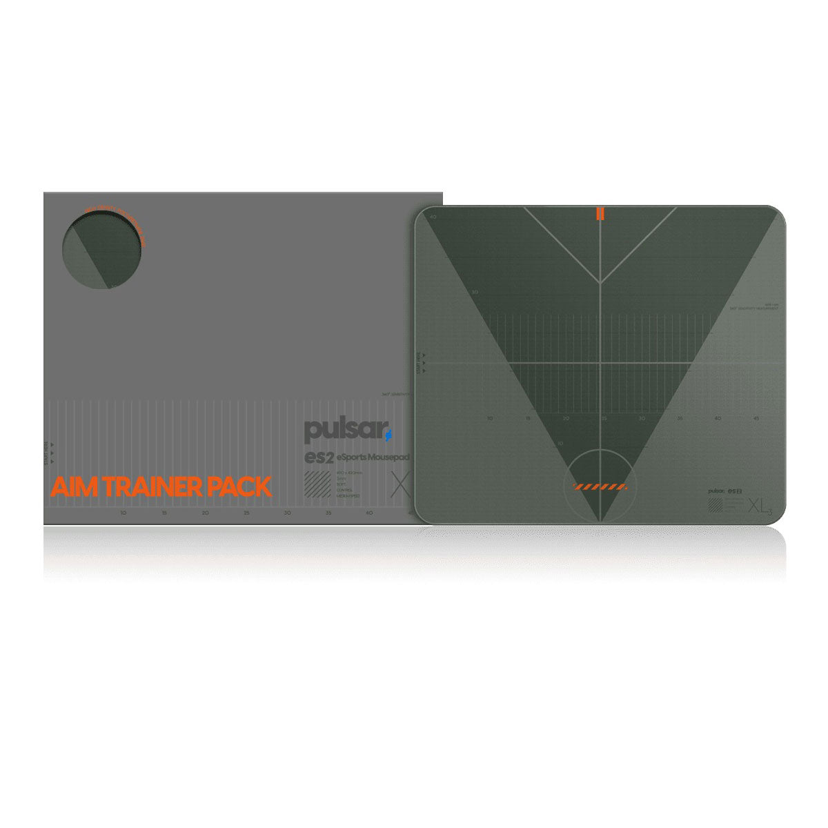 Pulsar ES2 eSports Mouse Pad XL Aim Trainer Pack (Black) (PES23XLAIM)
