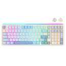 Royal Kludge RK R99 Tri-Mode RGB 101 Keys Hot-Swappable Mechanical Keyboard Rhythm Blue