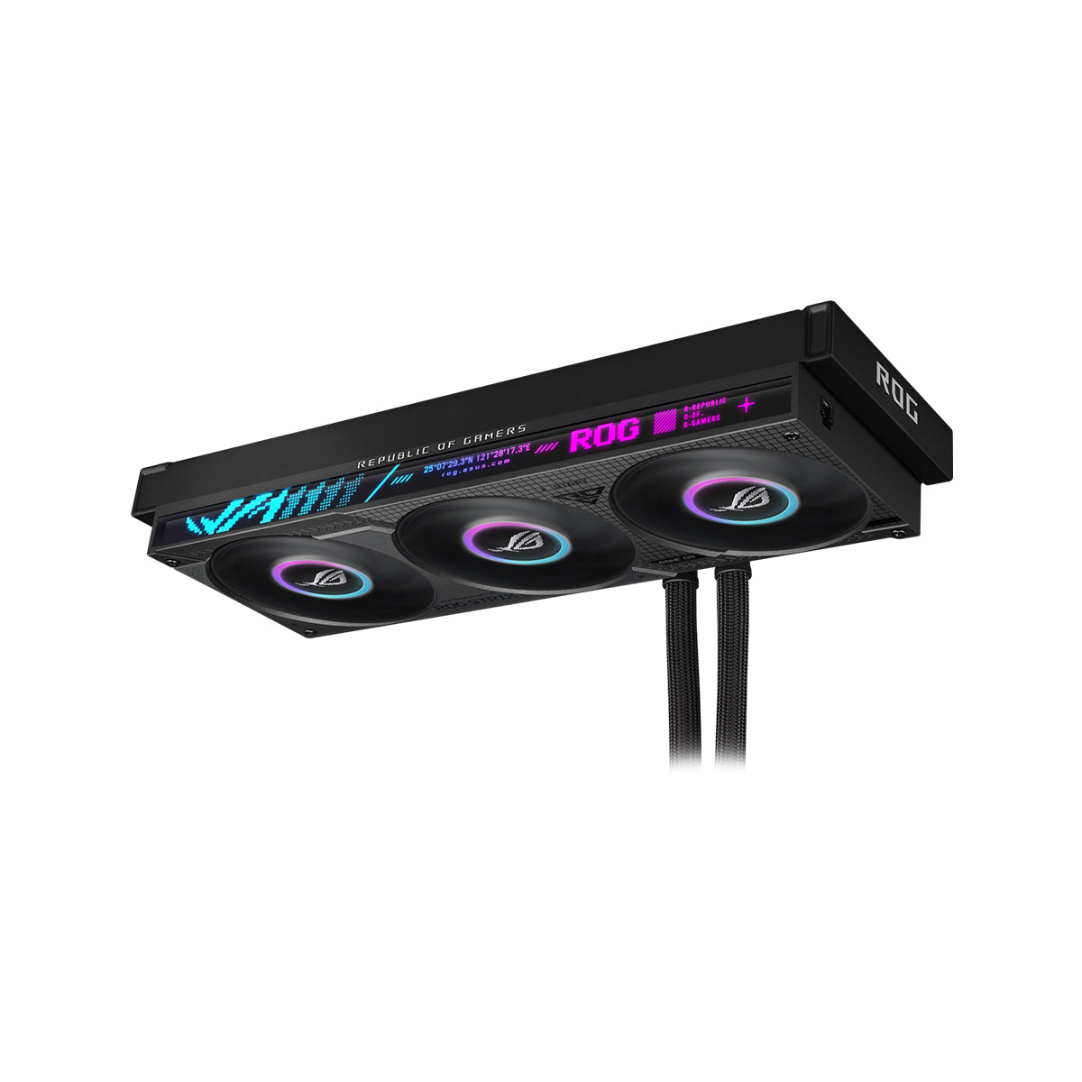 Asus ROG Strix SLC IV 360 ARGB LCD AIO Liquid CPU Cooler (Black)