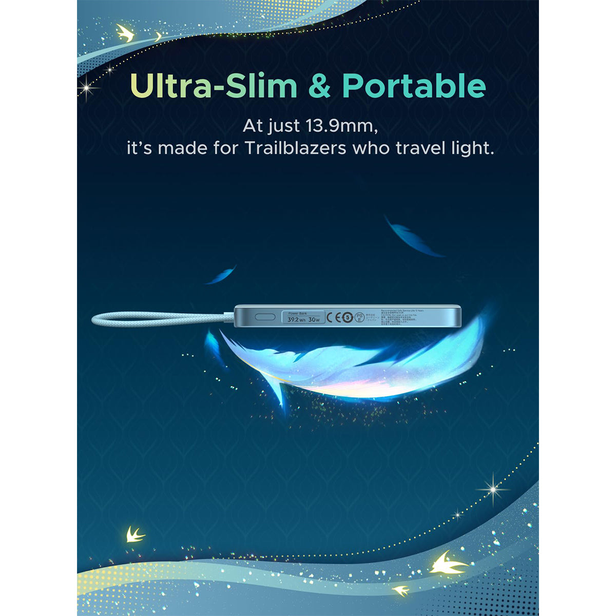 Ugreen x Honkai: Star Rail MagFlow Air10000mAh Power Bank (30W)