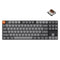 Keychron K1 Max QMK/VIA Compact Wireless Custom Mechanical Keyboard - Black/Grey