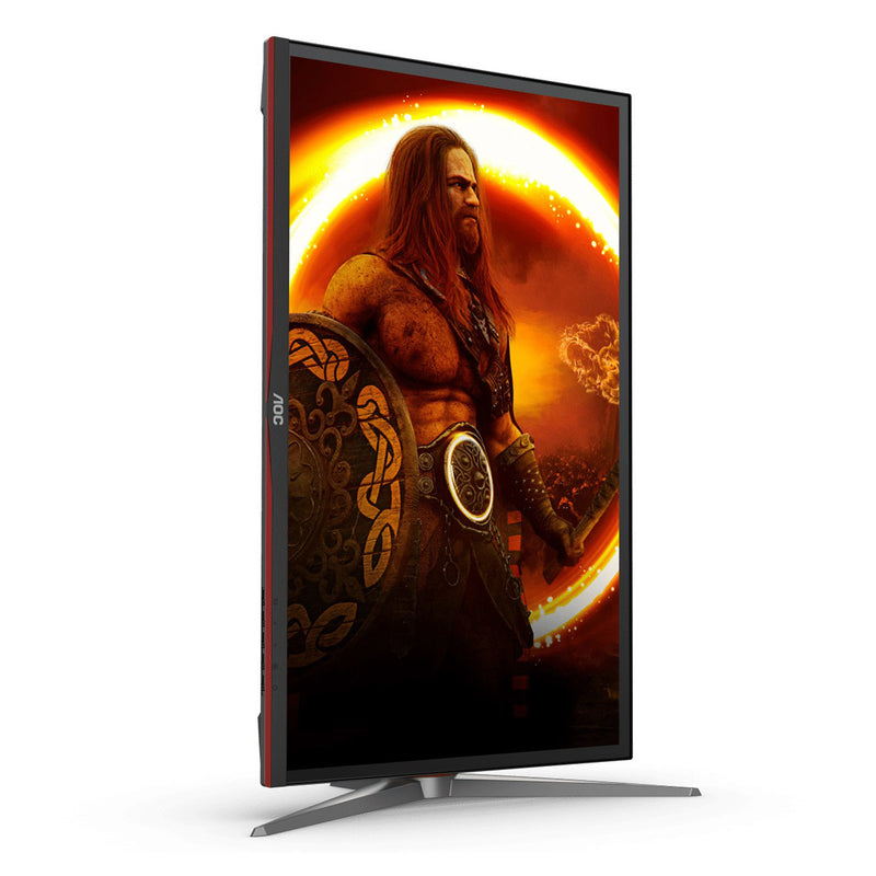 AOC U28G2X 28" 4K (3840x2160) 144Hz 1ms MPRT DisplayHDR 400 AMD Freesync Premium IPS Gaming Monitor (Black/Red)