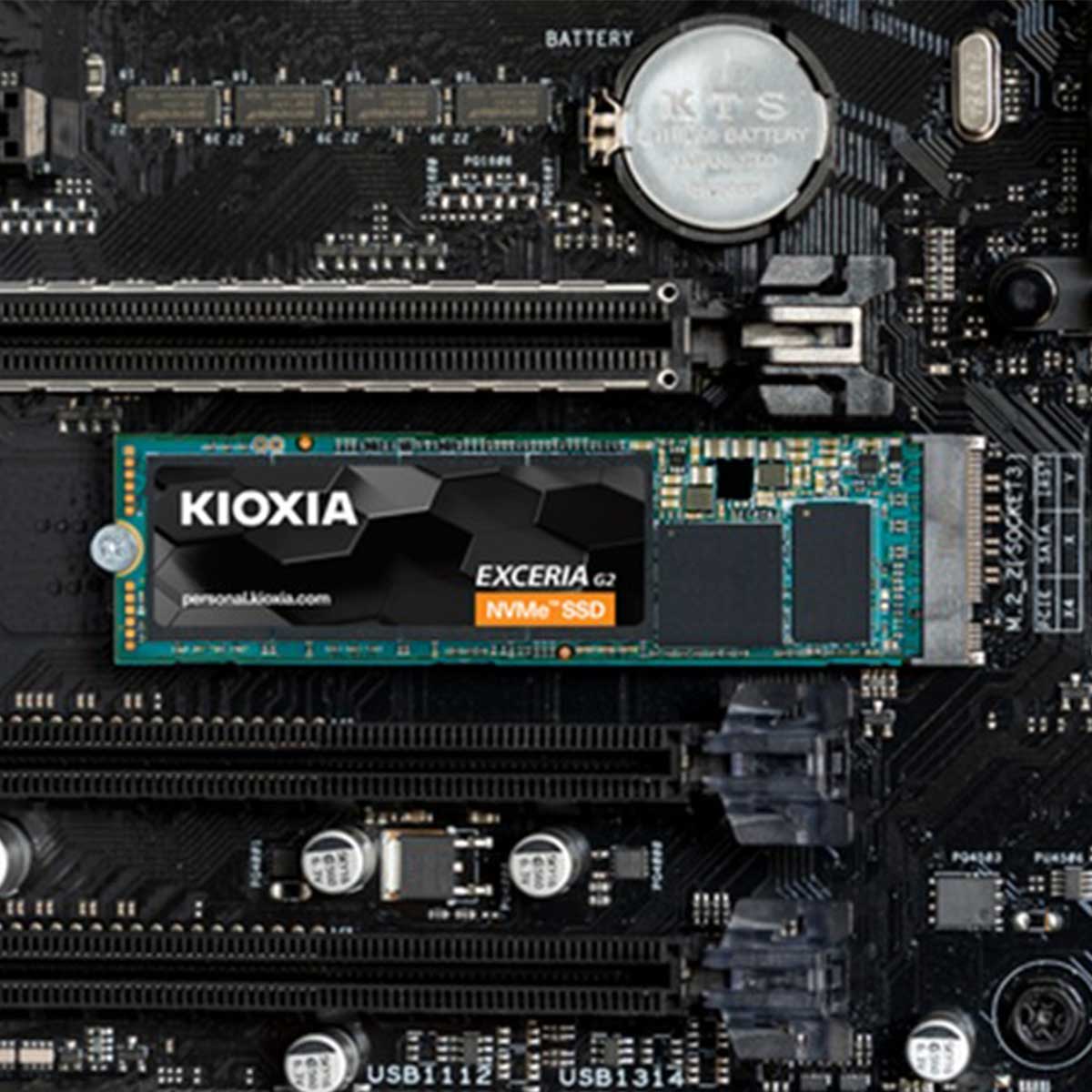 Kioxia Exceria G2 500GB PCIe Gen3 x4 M.2 2280 NVME SSD (LRC20Z500GG8)