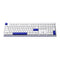 Akko MG108B Blue On White Multi-Mode RGB Hot-Swappable Mechanical Keyboard