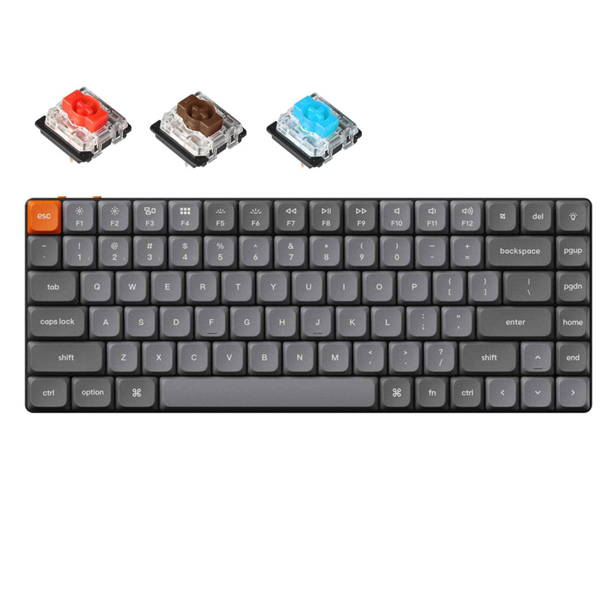 Keychron K3 Max QMK/VIA White Backlit Compact Wireless Custom Mechanical Keyboard