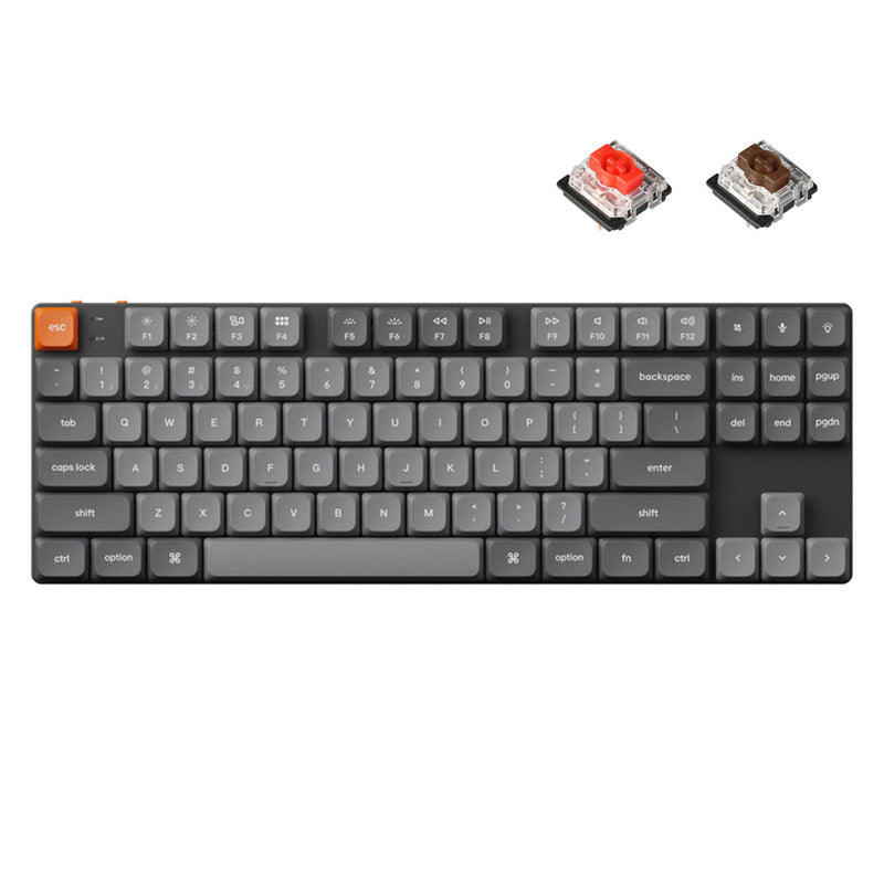 Keychron K1 Max QMK/VIA RGB Backlit Hot-Swappable Compact Wireless Custom Mechanical Keyboard