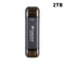 Transcend ESD310C 2TB 10GBPS USB Type-C/Type-A Portable SSD (Black) (TS2TESD310C)