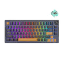 Royal Kludge RK-H81 Tri-Mode RGB 81 Keys Hot Swappable Mechanical Keyboard Star Night (Sky Cyan Switch)