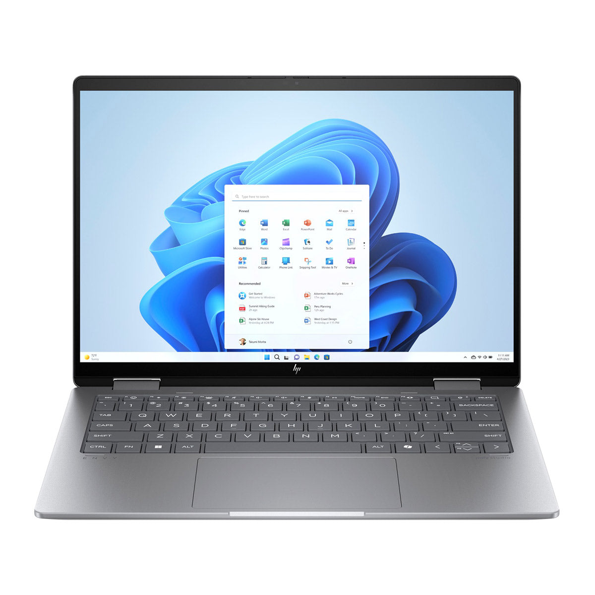 HP Envy X360 14-FC0065TU 2-in-1 Laptop (Meteor Silver)