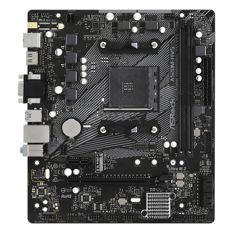 Asrock A520M-HVS AMD Socket AM4 DDR4 Motherboard