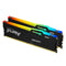Kingston Fury Beast RGB 16GB DDR5 6000MT/s CL30-36-36 1.4V EXPO/XMP Desktop Memory (KF560C30BBEAK2-16)