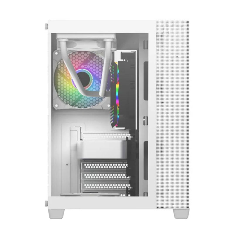 Frontier Trendsonic Igloo IG30A Dual Chamber Gaming ATX Case (White)