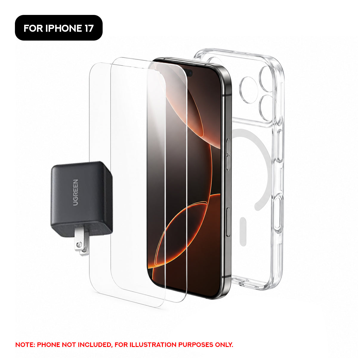 Ugreen 3-in-1 Accessory Kit for iPhone 17