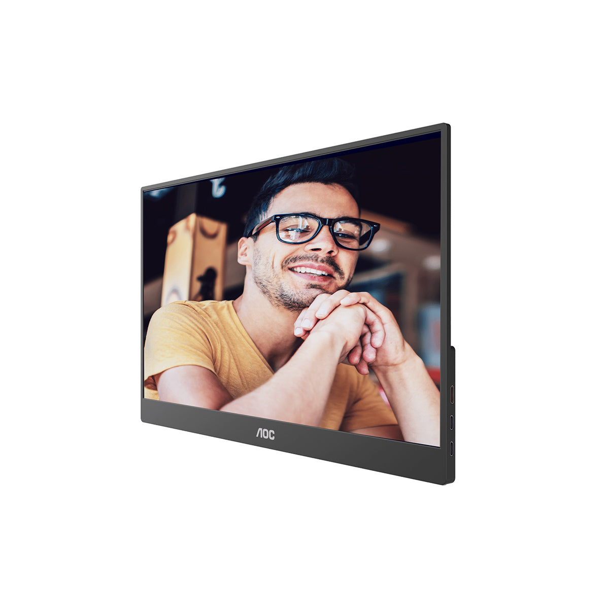 AOC 16T20/71 15.6" FHD (1920X1080) 60Hz 5ms GTG IPS USB-C Portable Monitor
