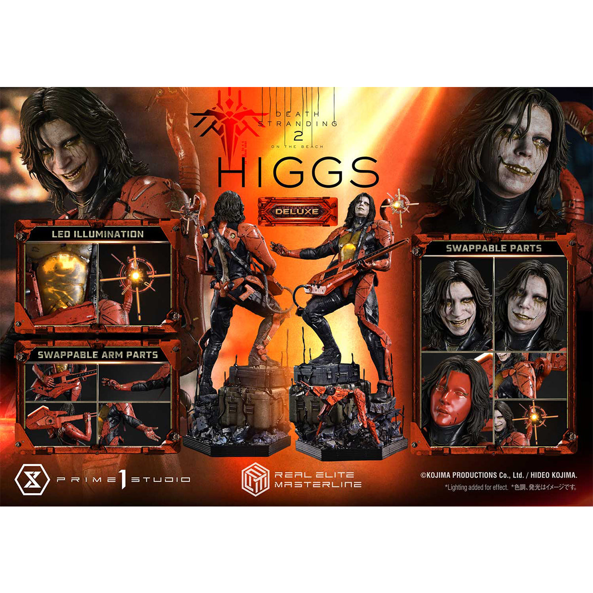 Real Elite Masterline Death Stranding 2: On the Beach Higgs | DataBlitz