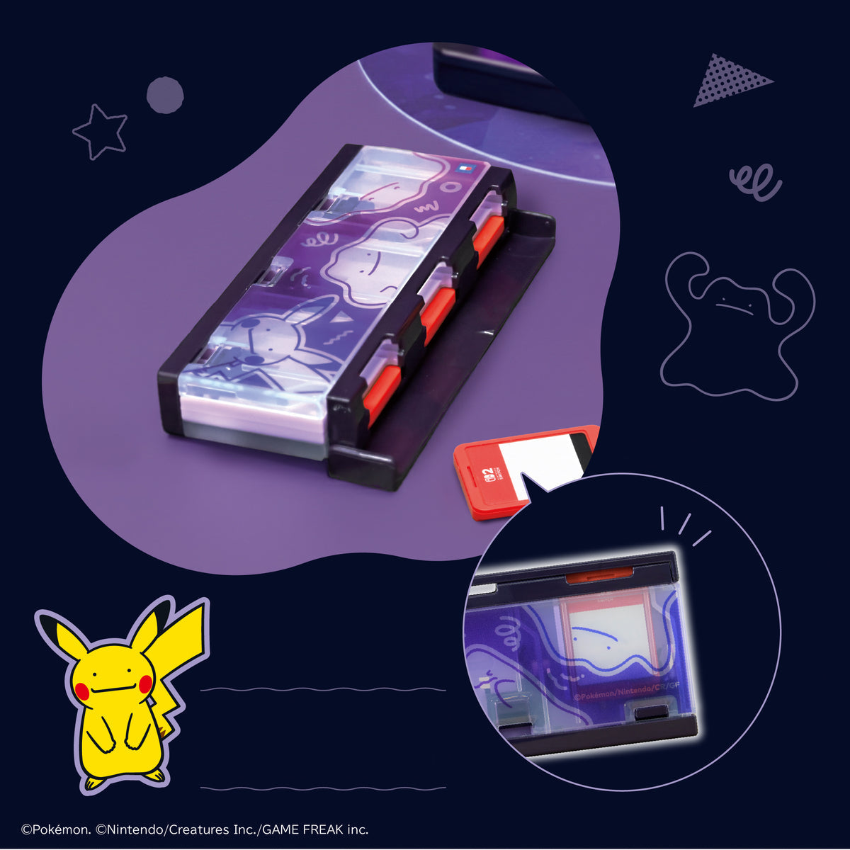 Hori Pop & Go Game Case for Nintendo Switch 2 (Ditto) (NSX-165A)