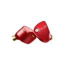 Moondrop ARIA 2 in-Ear Headphone with 0.78 2 Pin Cable Replaceable Plugs 3.5/4.4mm Earphone (Red, Silver)